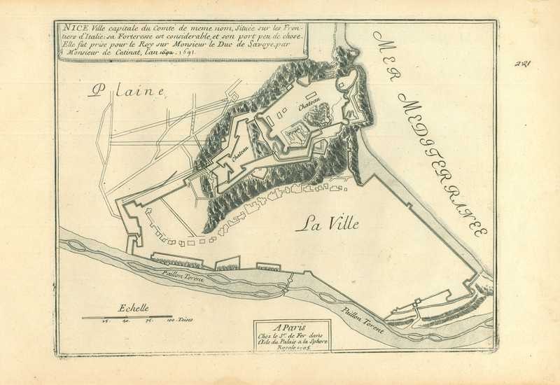 City map of Nice