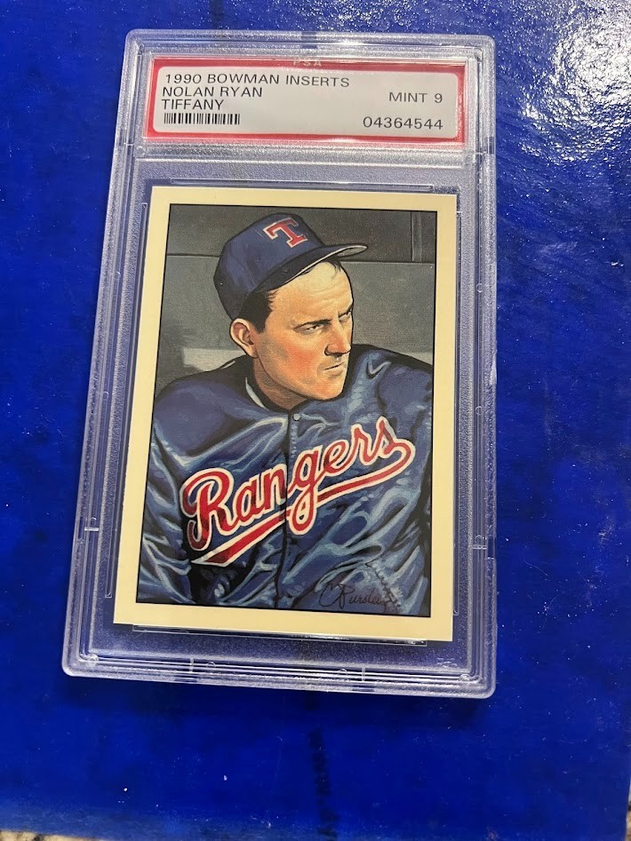 1990 Bowman - Nolan Ryan #486 Collector's Edition (Tiffany) psa 9