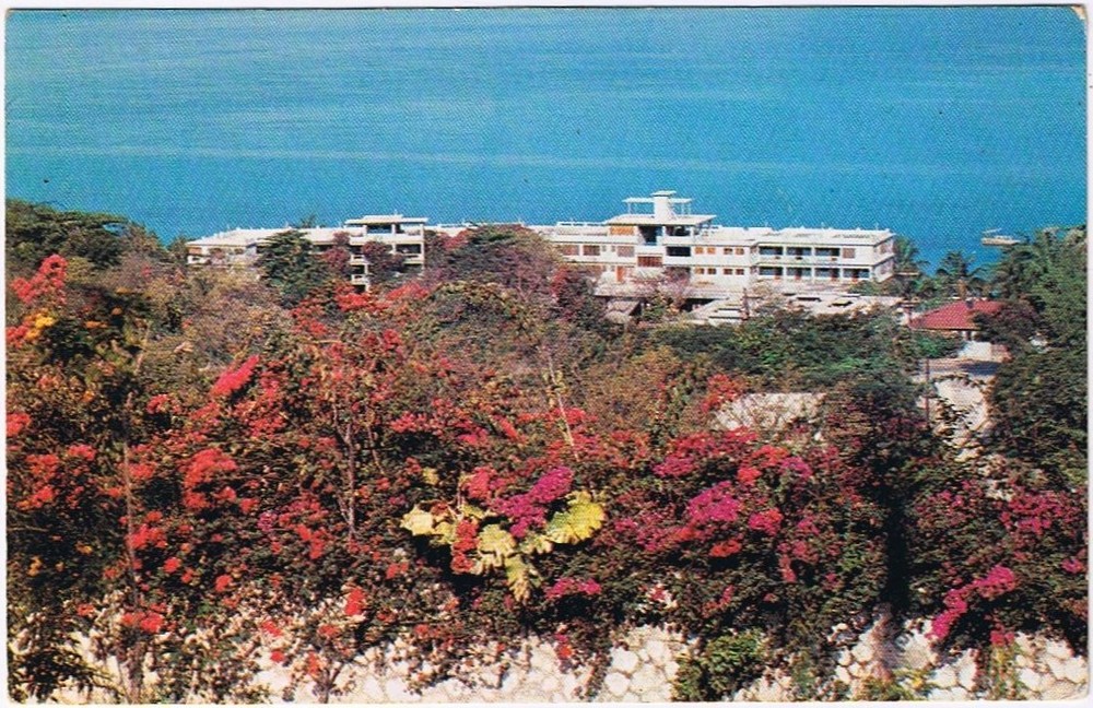 Postcard Overlooking Montego Beach Hotel Montego Bay Jamaica West Indies