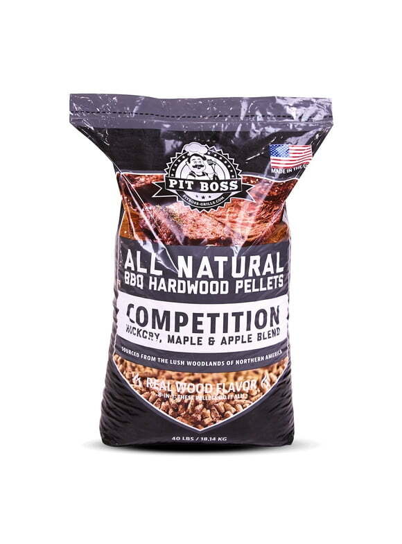 Pit Boss Competition Blend BBQ Pellets - 40 lb Resealable Bag