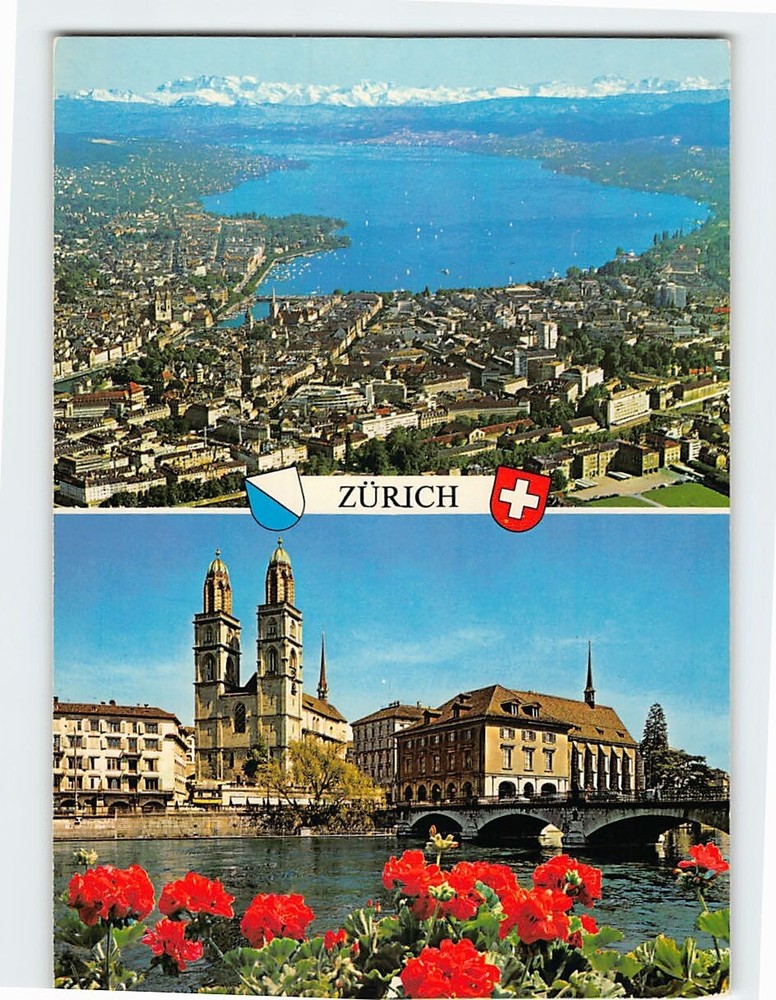 Postcard Scenes & Views Zurich Switzerland