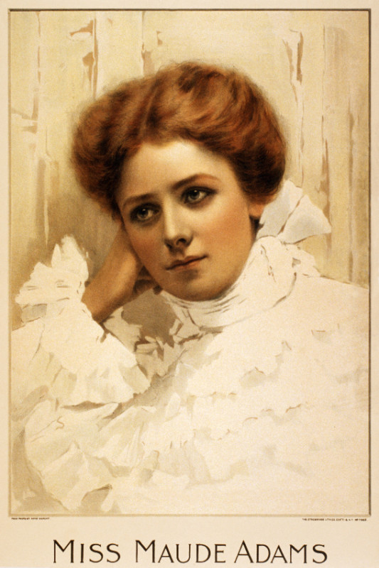 Vintage Victorian POSTER.Home Interior Design.Maude Portrait.Room Decor.742