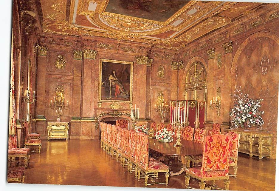 Postcard Dining Room Marble House Newport Rhode Island USA