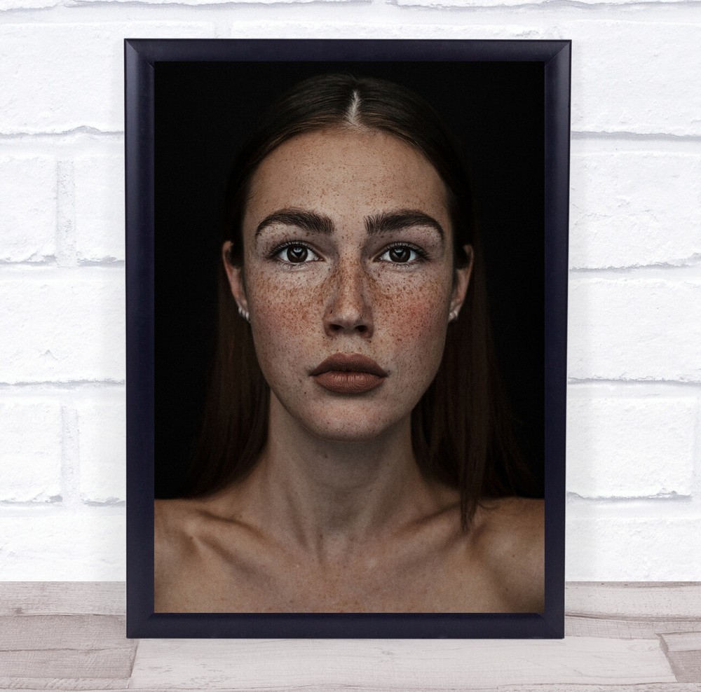 Project Face Sensual Beauty Portrait Collection Wall Art Print