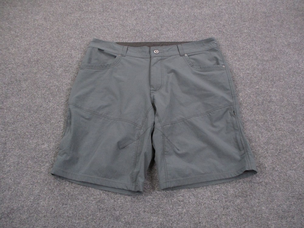 Kuhl Shorts Mens 38 Gray Cargo Utility Hiking Workwear Outdoor Climbing