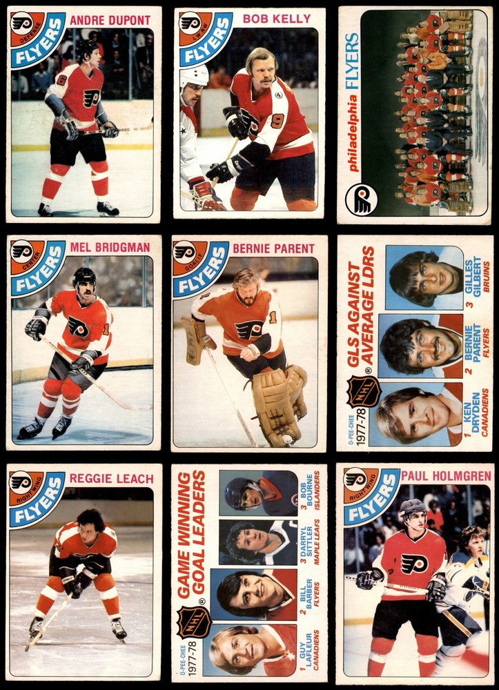 1978-79 O-Pee-Chee Flyers Near Team Set 3.5 - VG+ 7269972 (14 / 19 cards)