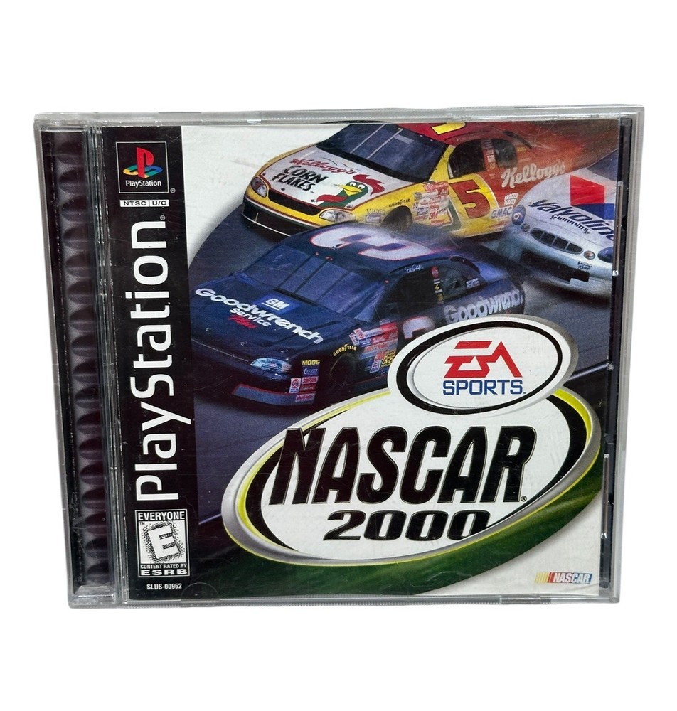 NASCAR 2000 (Sony PlayStation 1, 1999) PS1 Complete and Tested