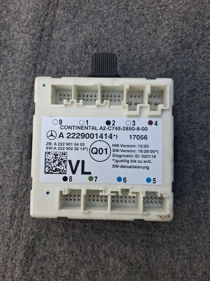 2016 - 2023 MERCEDES GLC300 X253 FRONT LEFT DOOR CONTROL MODULE OEM A2229001414