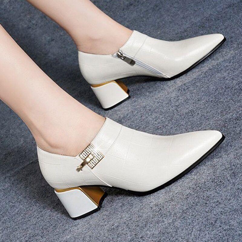 Women's high-heeled shoes Office shoes pointed toe dress shoes