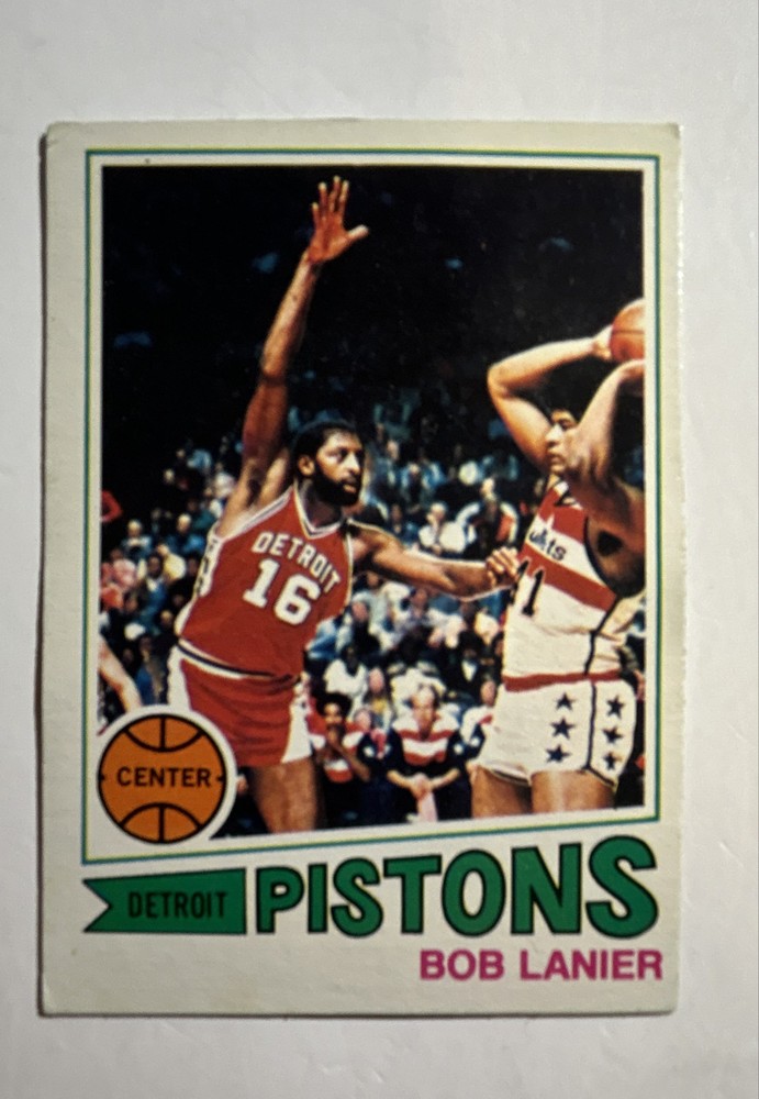 1977-78 Topps - Bob Lanier #61 White Back