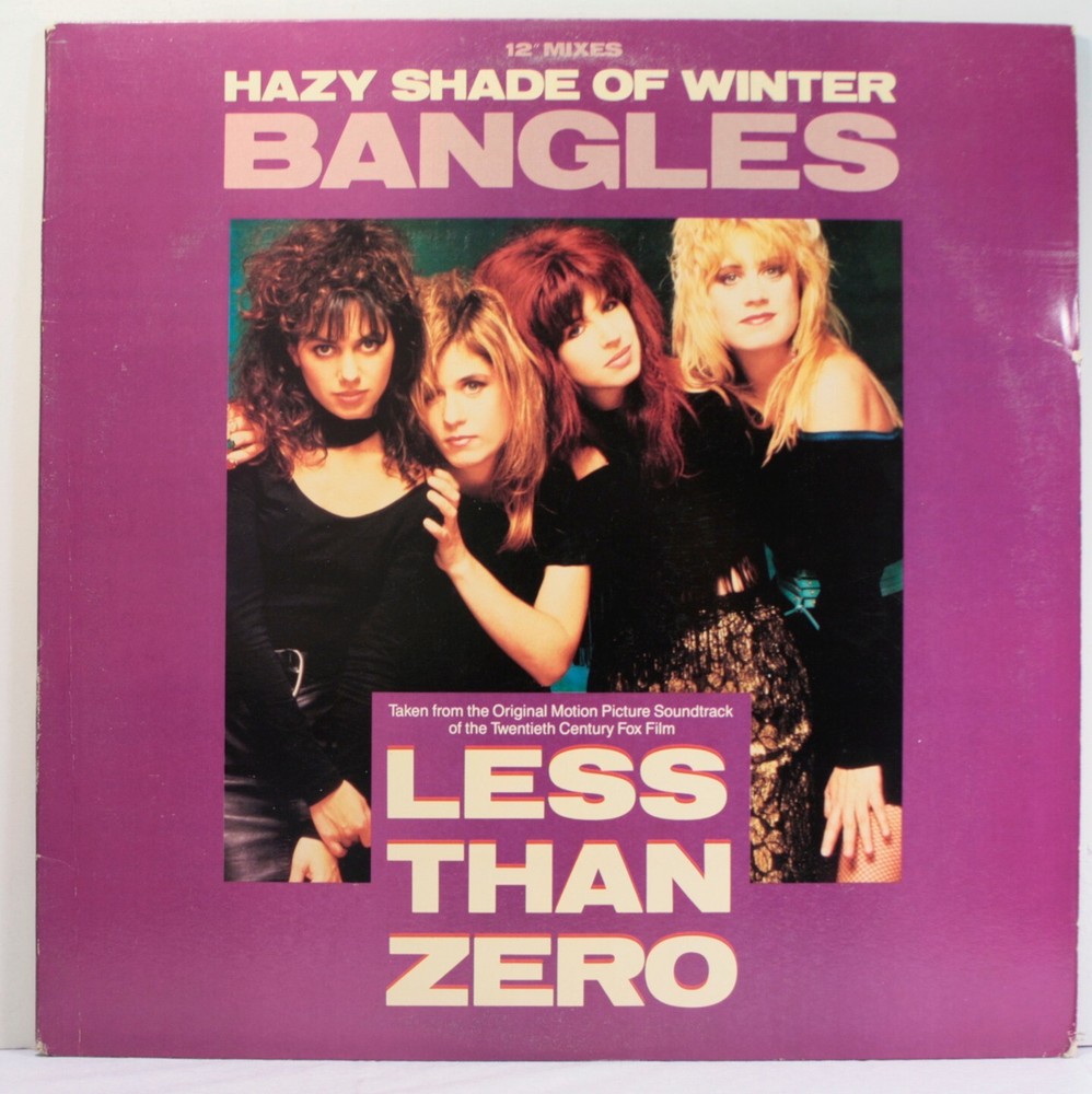 Def Jam 1987 Bangles Less Than Zero EP 12