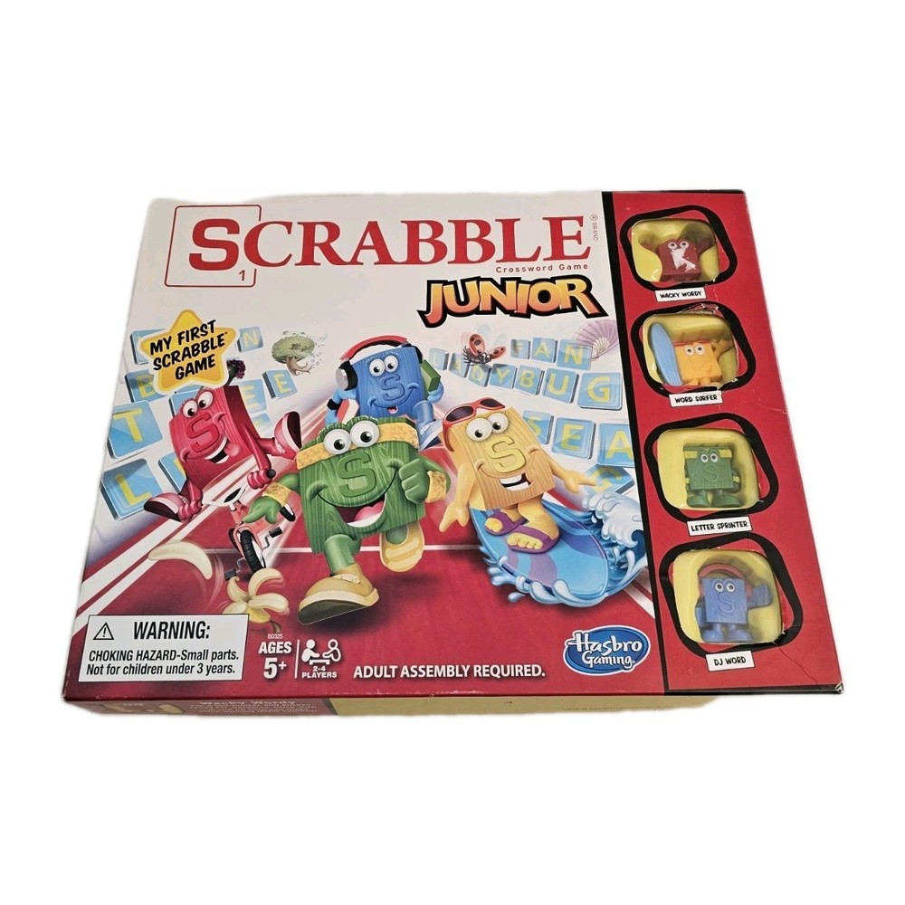 Hasbro Scrabble Junior 2016 Board Game Complete
