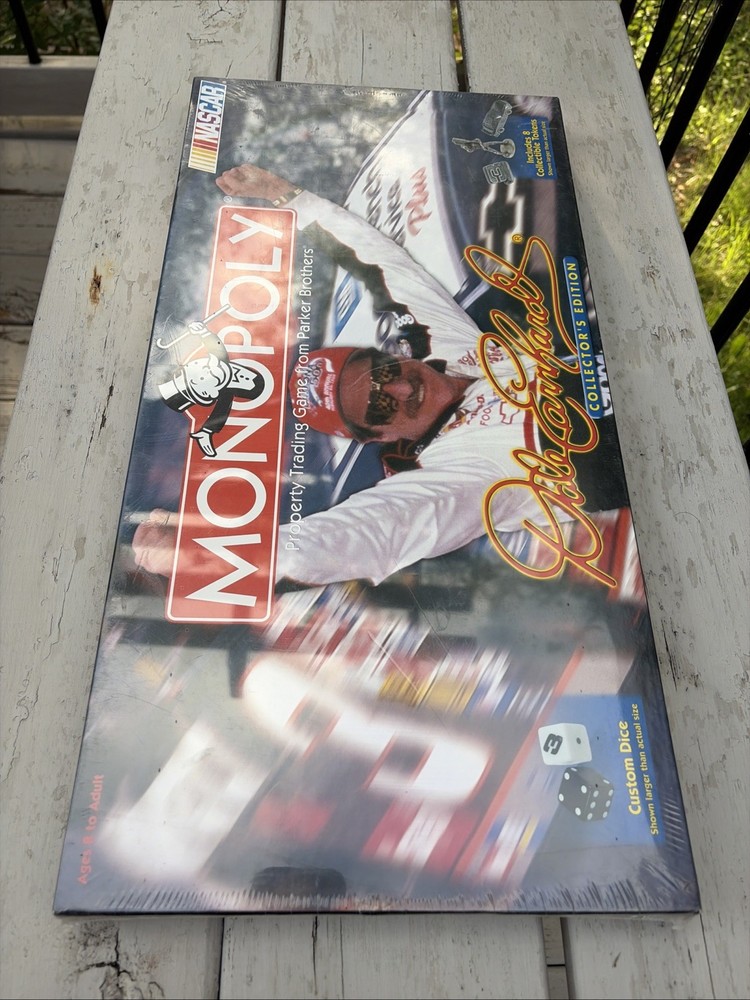 Monopoly Nascar Dale Earnhardt 2000 Collector’s Edition Board Game (NEW SEALED)