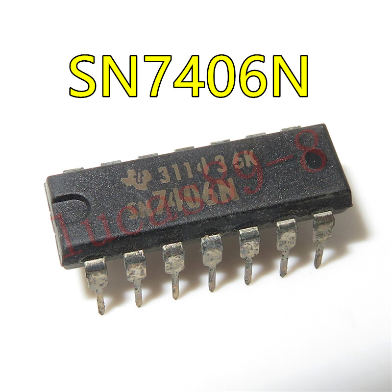 10PCS SN7406N DIP-14 SN7406 7406 BUFFERS/DRIVERS IC