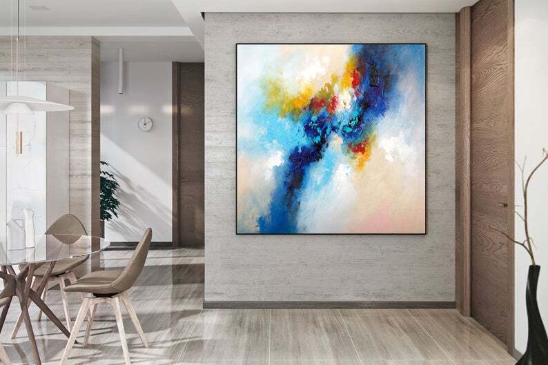 Large Abstract Painting Canvas Art Abstract Wall Decor Oil Painting Modern Art