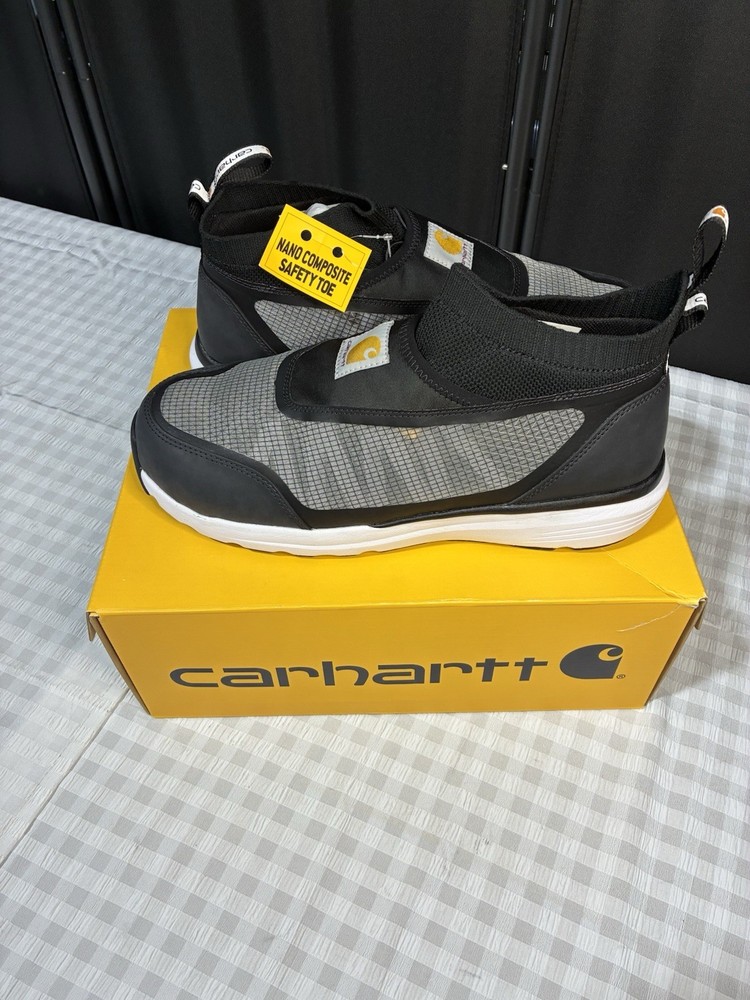 Carhartt Haslett SD Nano Composite Toe Work Shoe, Black, Size 11 W, New