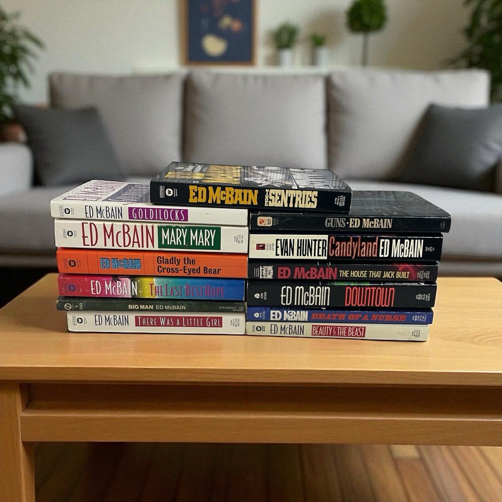Ed McBain Paperback Lot 13 Mystery Crime Drama Police Procedurals