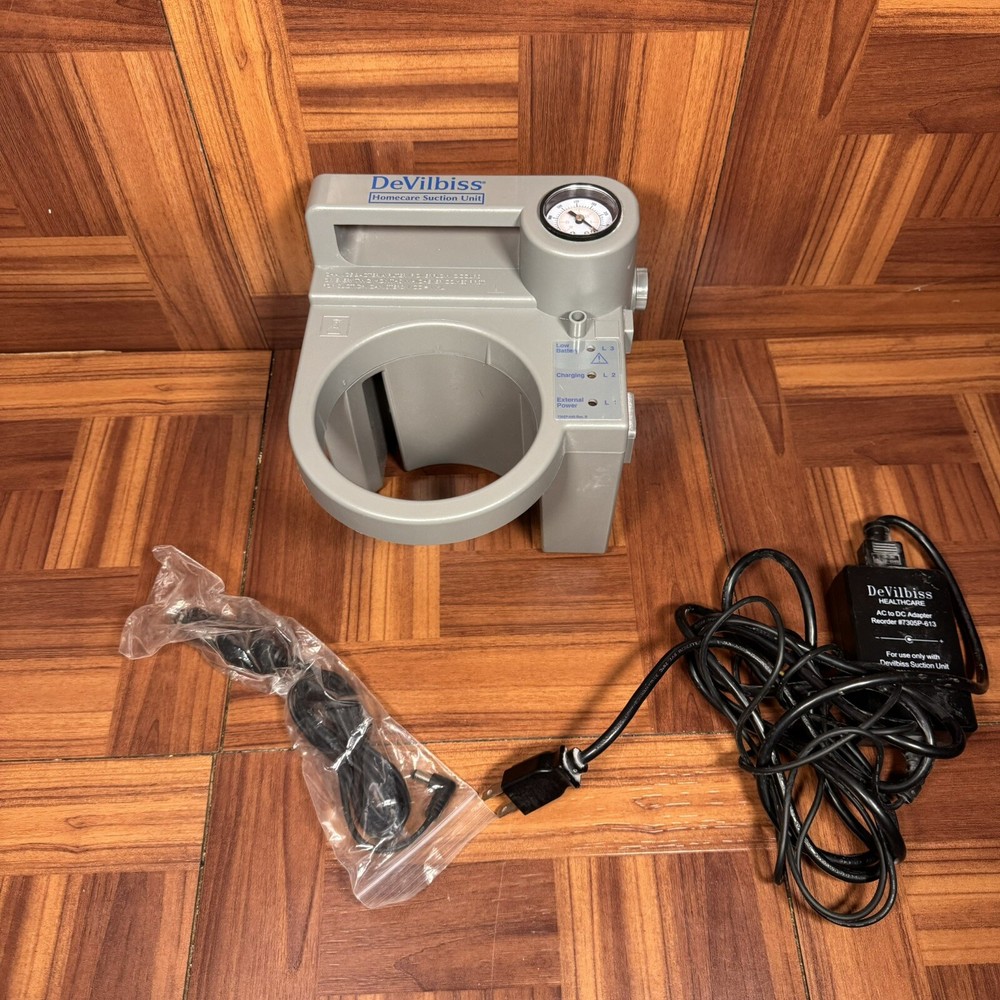 DeVilbiss Healthcare HomeCare Suction Unit Compact Medical Suctioning Device