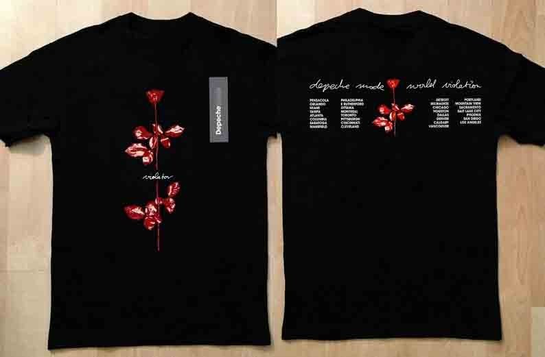 Vintage 1990 DEPECHE MODE World Violator Concert T-Shirt, Depeche Mode Shirt