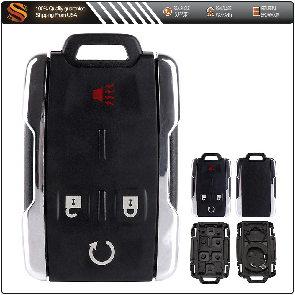 Chevrolet Silverado 2014-2019 Remote Key Fob Shell with Buttons