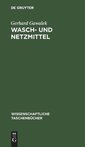 Gerhard Gawalek Wasch- Und Netzmittel (Hardback) Wissenschaftliche TaschenbücherAnother great item from Rarewaves USA | Free delivery!