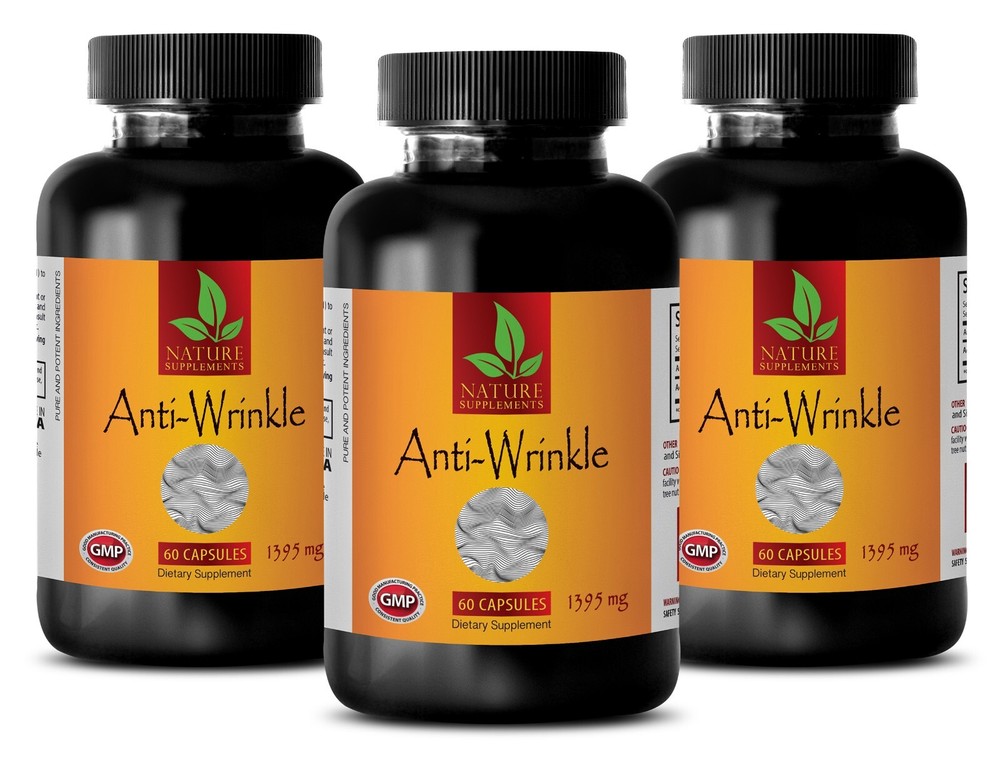 Youthful Aura Anti-Wrinkle Complex Skin Revival 180 Capsules 3 Bottles