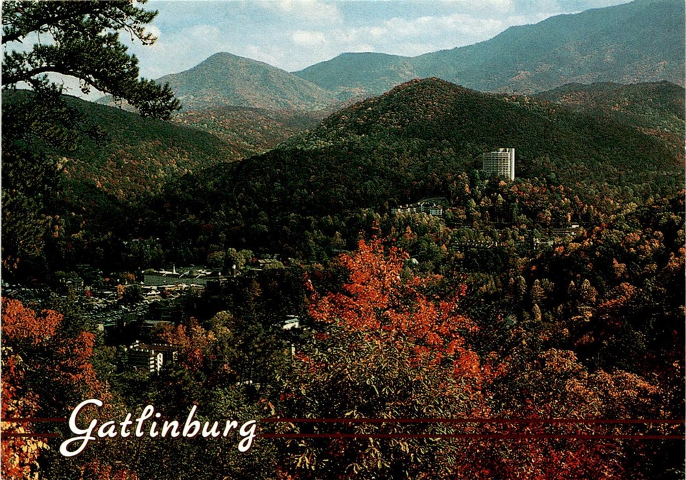 Gatlinburg, Tennessee, Great Smoky Mountains National Park, Smokies, Postcard