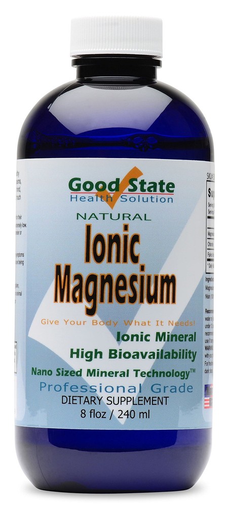 Ionic Magnesium 8 oz Nano-Sized Mineral Technology for Wellness