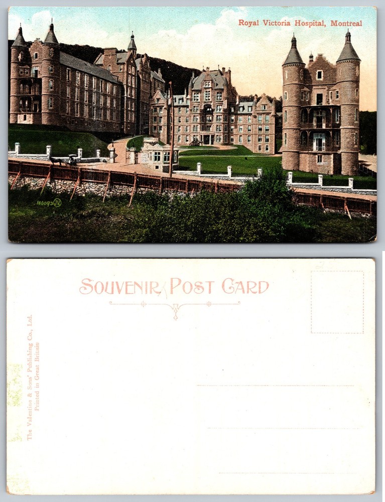 Royal Victoria Hospital Montreal Canada Postcard