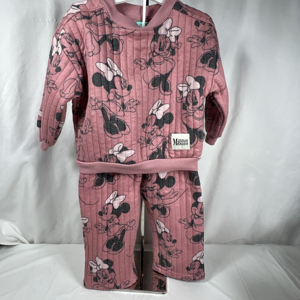 Disney Baby Minnie Mouse2-Piece Outfit Set Size 24 Months