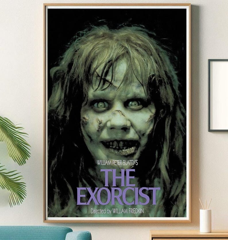 Exorcist Film Poster High Quality Print Movie Wall Art Decor
