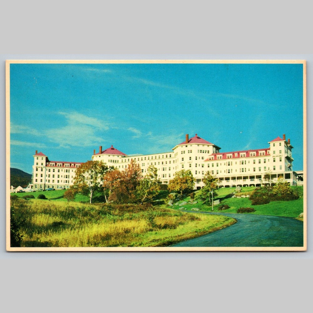 Postcard Mount Washington Hotel Bretton Woods New Hampshire White Mountains