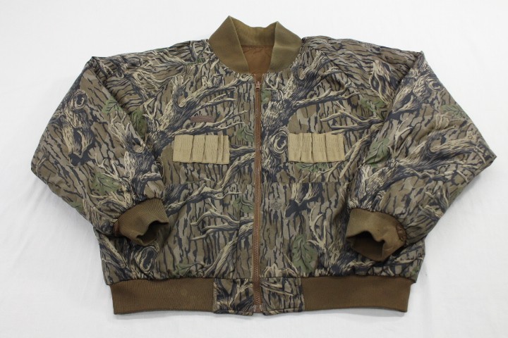 Vintage Columbia Reversible Mossy Oak Camo Hunting Jacket Mens XL