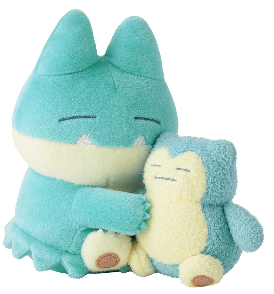 NEW Pokemon Center Original Little Daydream Munchlax & Snorlax Plush Japan