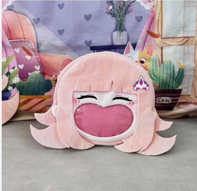Anime Danganronpa Nanami ChiaKi Backpack Big Mouth Shoulder Bag Itabag Gift
