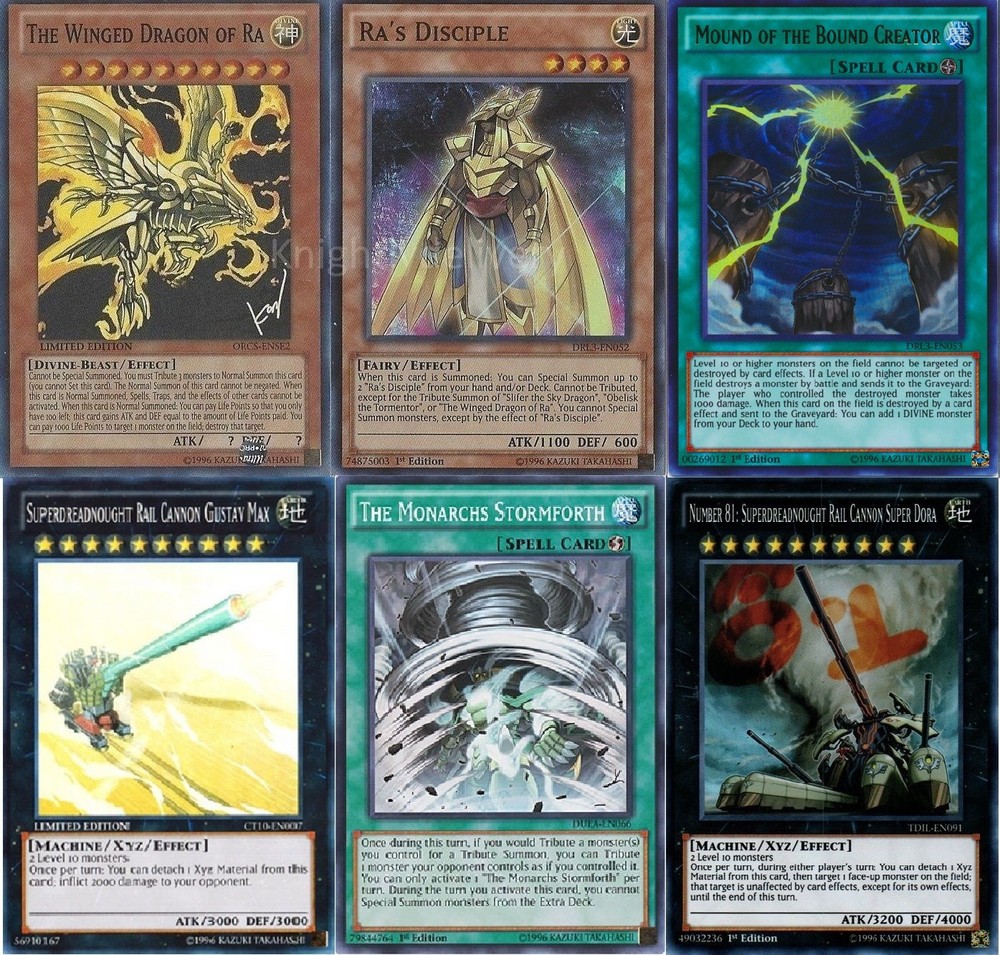 Winged Dragon of Ra Deck with Disciple X2 Mound - 45 Cards - YuGioh TCG