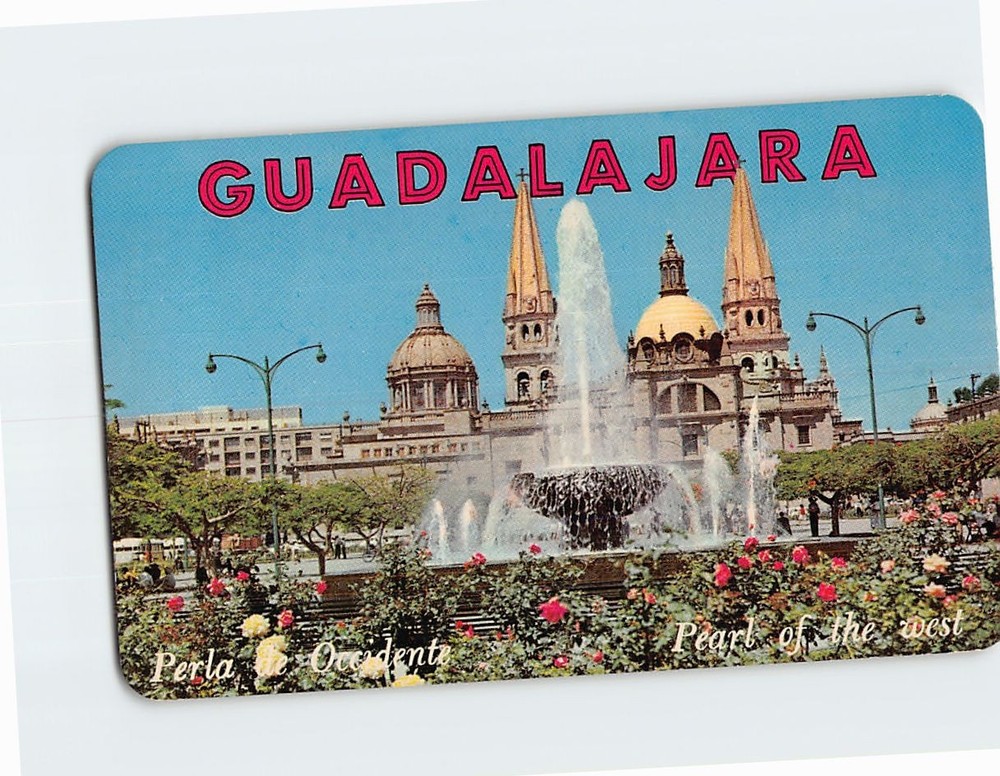 Postcard Plaza de la Liberacion Guadalajara Jalisco Mexico Liberation Park