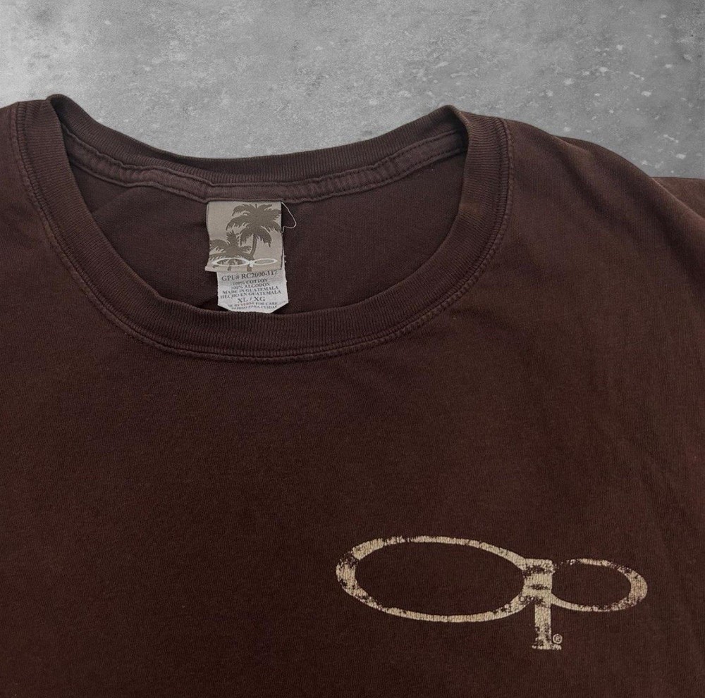 Vintage brown OP (Ocean Pacific) TeeSize: XL