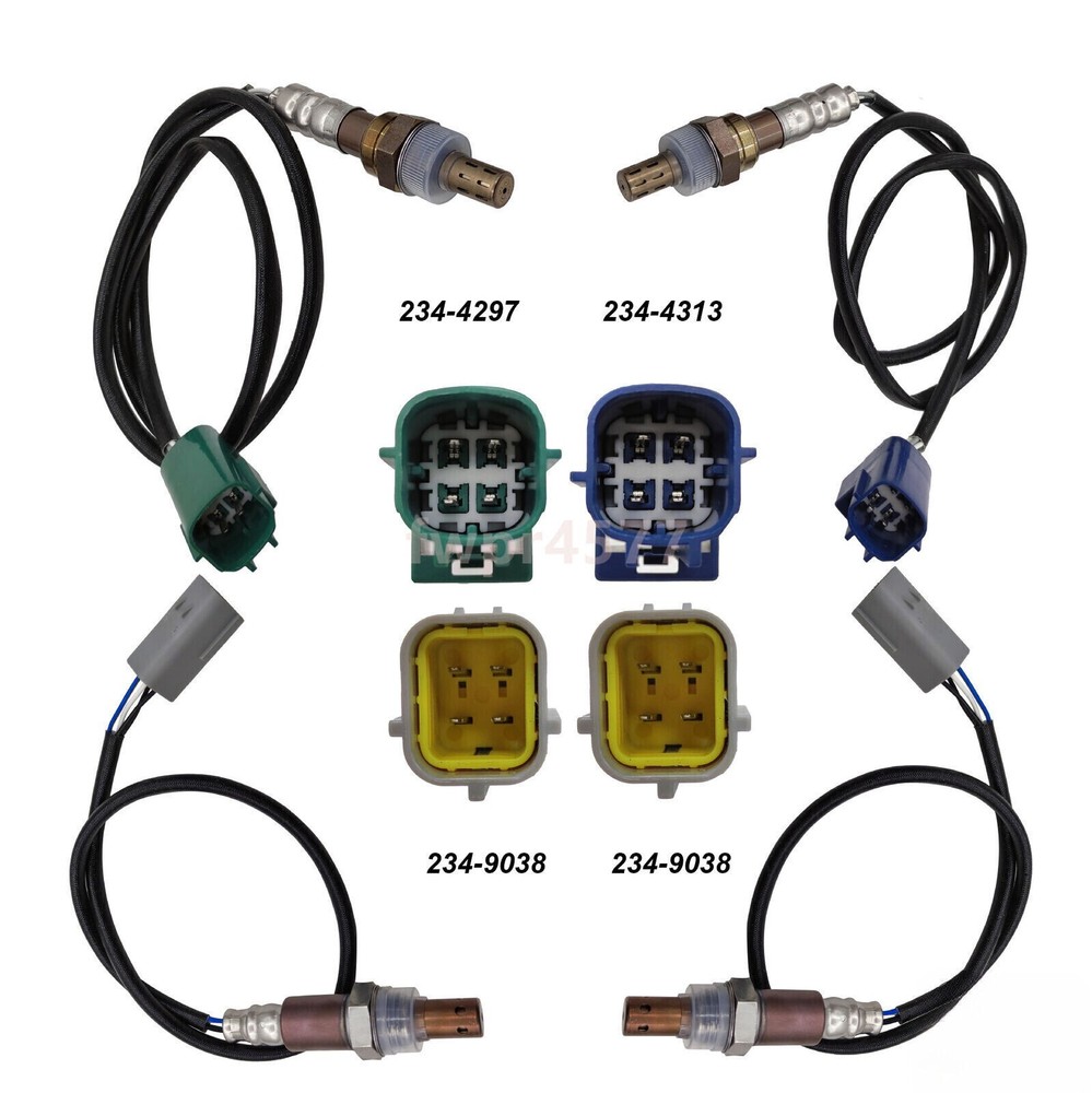 4Pcs Up+Down Oxygen Sensor For 2011-2012 Nissan Frontier Pathfinder Xterra 4.0L