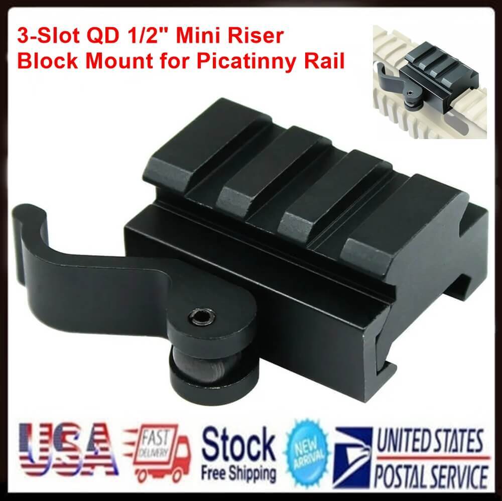 3-Slot Quick Release Detach QR QD 1/2