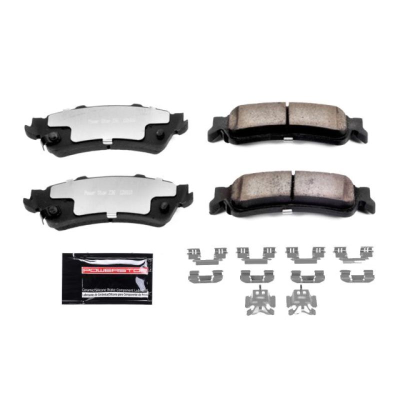 Power Stop Fits 00-05 Cadillac DeVille Rear Z36 Truck & Tow Brake Pads w/Hardwar