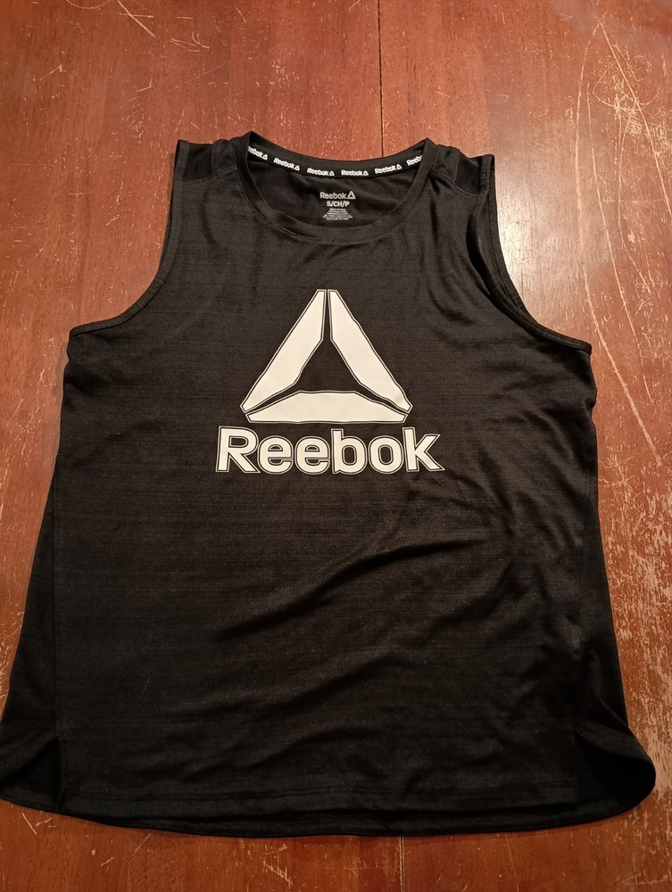 Reebok Women's Black Sleeveless Athletic Training Top Size Small
