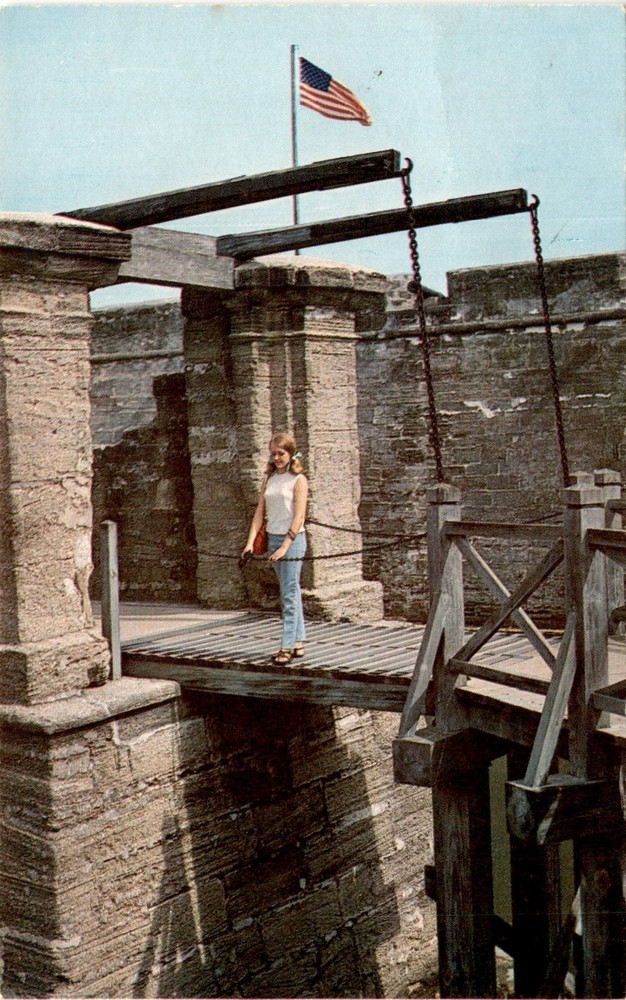 St. Augustine, Florida, Castillo de San Marcos National Monument, Postcard