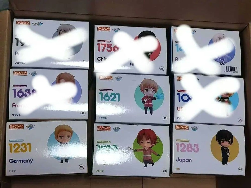 3 Nendoroid Hetalia #f8ff9f