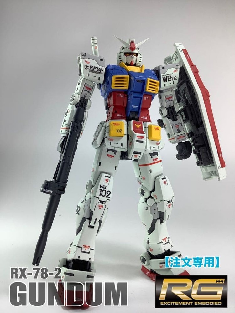 RG RX-78-2 Gundam Ver. 2.0 painted finished product #561c15