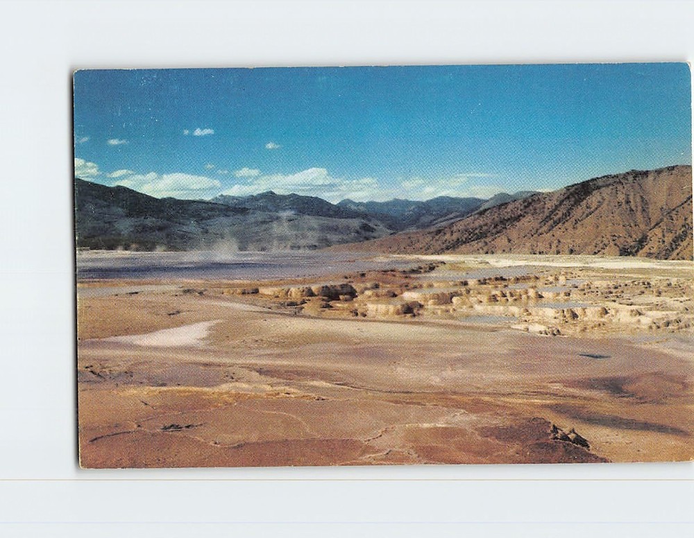 Postcard Summit Basing Springs Yellowstone National Park Mammoth Wyoming USA