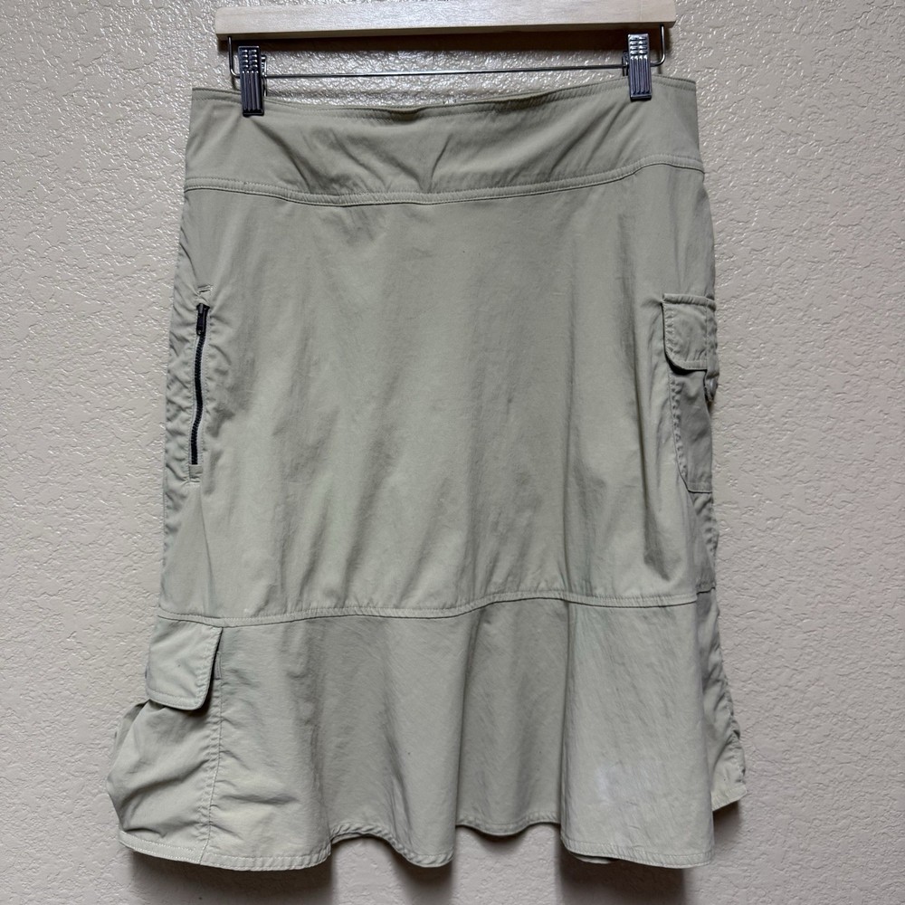 Royal Robbins Skirt Womens 6 Hiking Nylon Spandex Utility Pockets Outdoor Trail