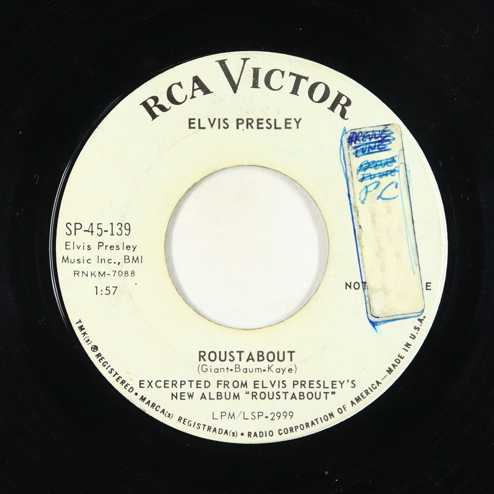 Elvis Presley 45 - Roustabout - RCA Victor - promo!