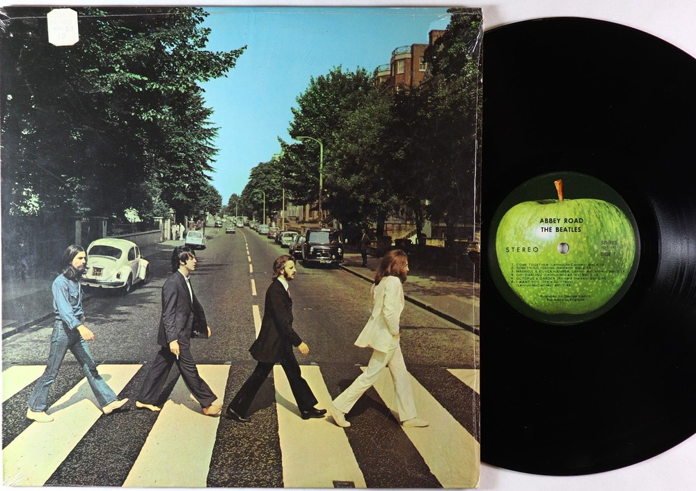 Beatles - Abbey Road LP - Apple Uncropped VG+ Shrink