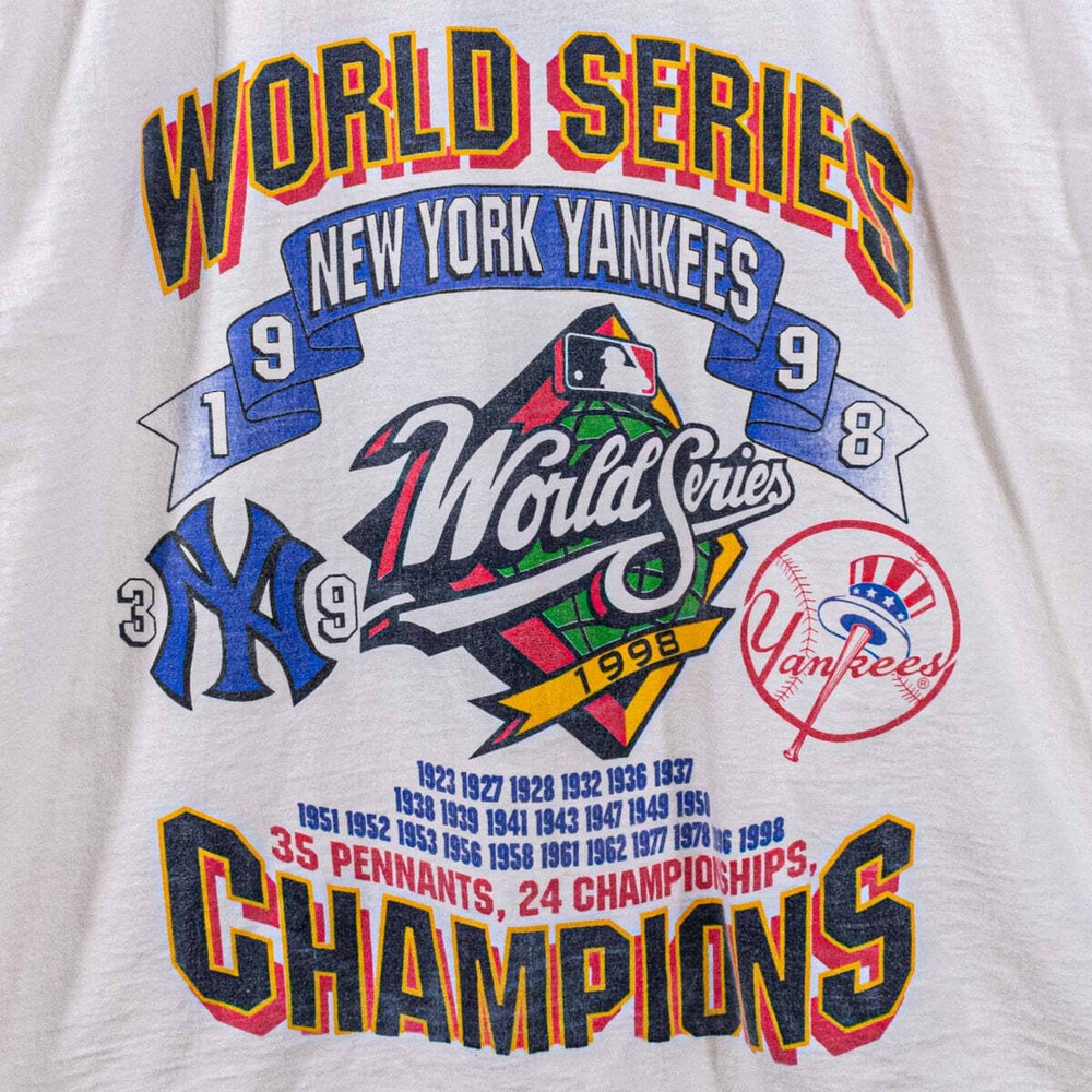 New York Yankees World Series Champions 1998 T-Shirt Remake HN1249